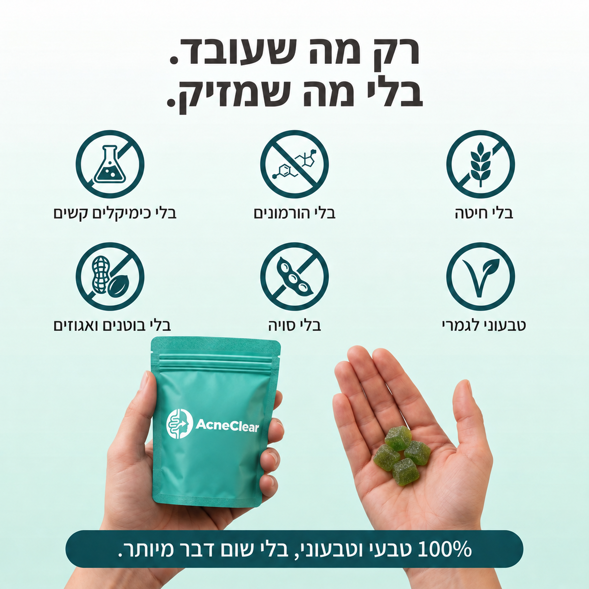 AcneClear- פתרון מתקדם לחיסול האקנה מהשורש