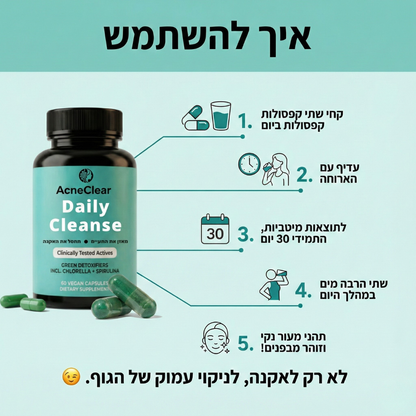 Acneclear - פתרון מתקדם לבעיות אקנה