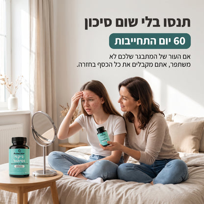 AcneClear 2.0 - פתרון מתקדם לפצעי וצלקות אקנה